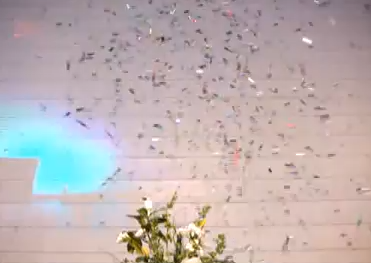 tabletop wireless confetti fired